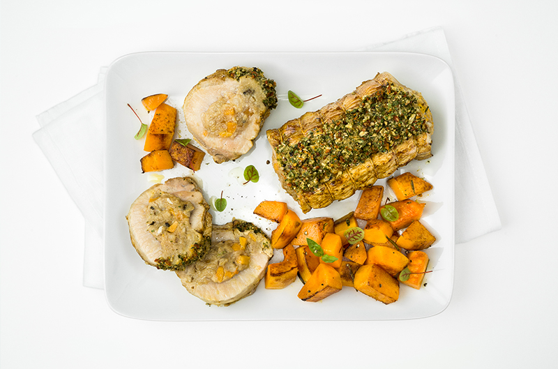 RÔTI DE PORC butternut & oignon