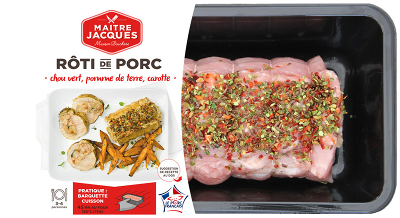 RÔTI DE PORC chou vert, pomme de terre & carotte