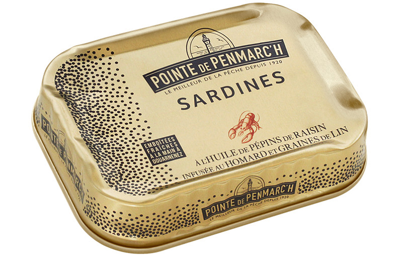 Pointe de Penmarc’h Sardines à l'huile de pépins de raisin 