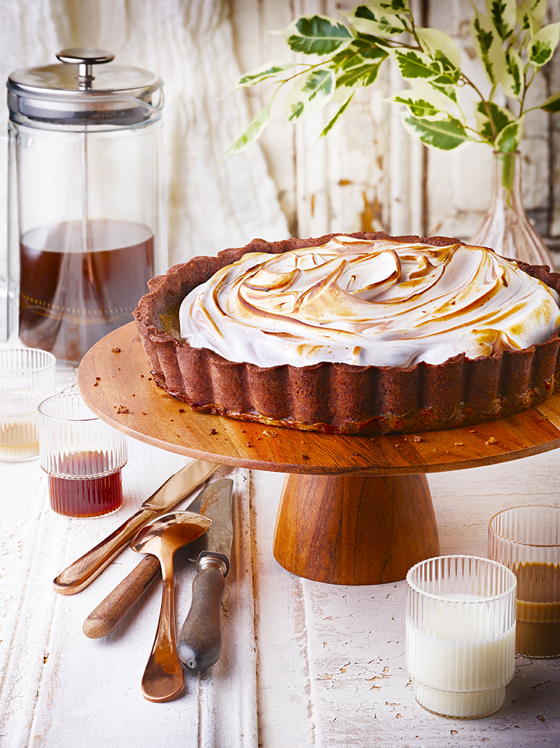 Tarte moka lait café