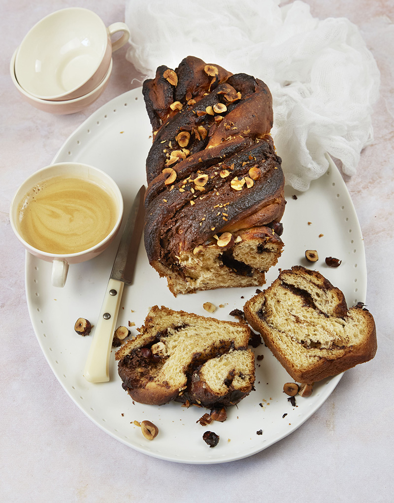 Brioche façon Babka pâte à tartiner Karéléa