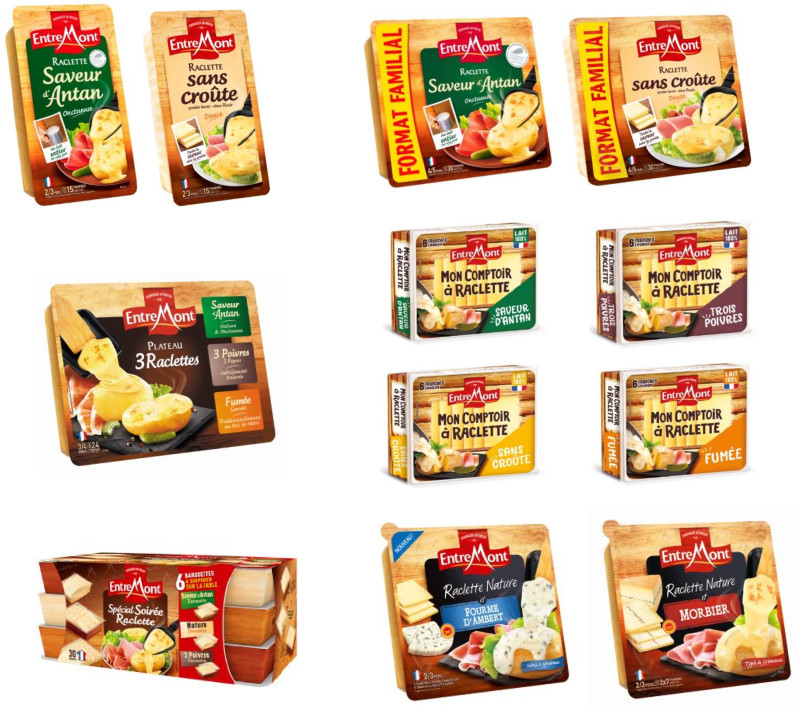Entremont Gamme Raclettes 