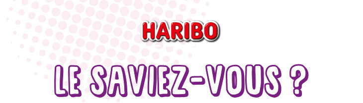 Haribo le saviez-vous ?