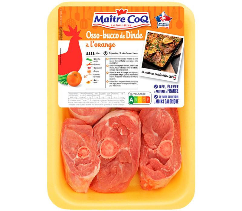 Maître CoQ Osso-bucco de Dinde 