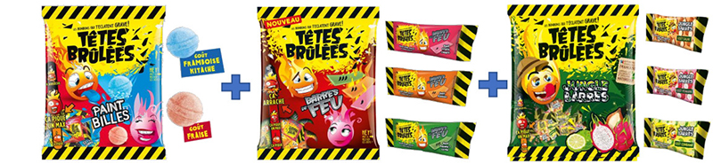Têtes Brûlées Halloween 2021 Sachets