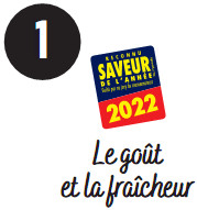 Le goût et la fraîcheur