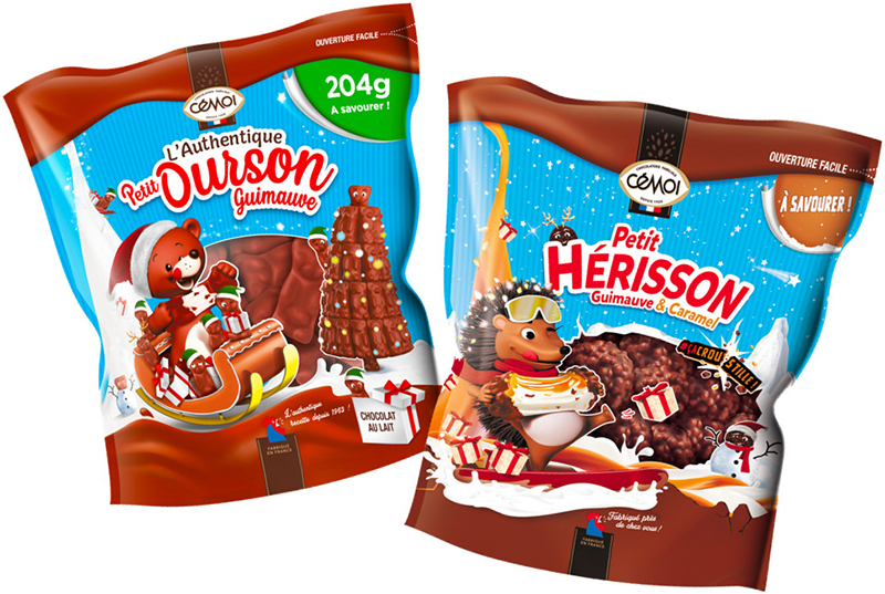 Petit Ourson Hérisson Cémoi
