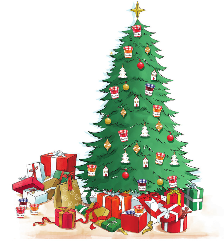 Sapin de Noël Bonne Maman