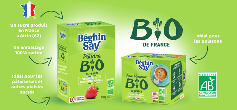 Béghin Say Sucre Bio de France 