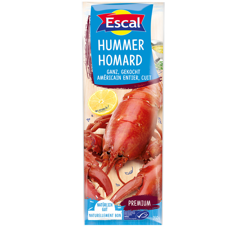 Homard entier et cuit MSC Escal
