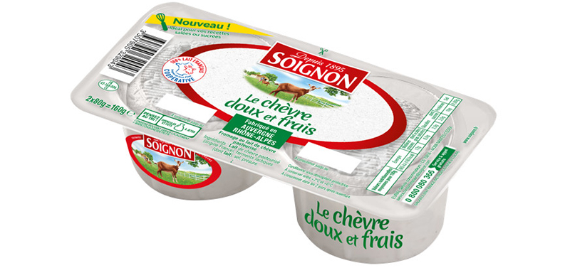 Le chèvre doux et frais Soignon
