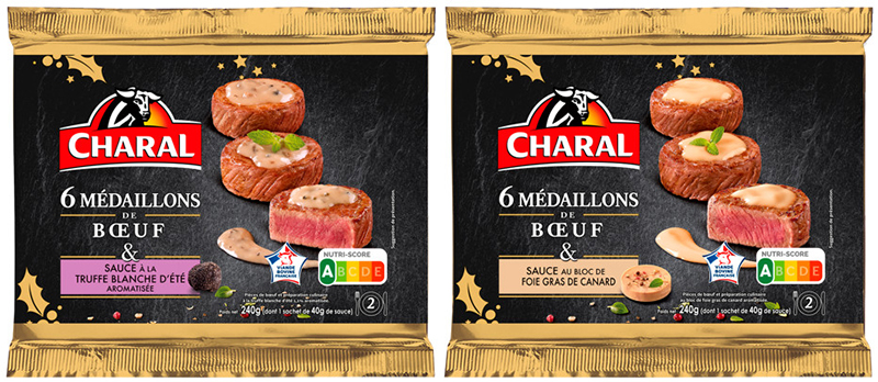 Médaillons de bœuf sauce truffe foie gras Charal