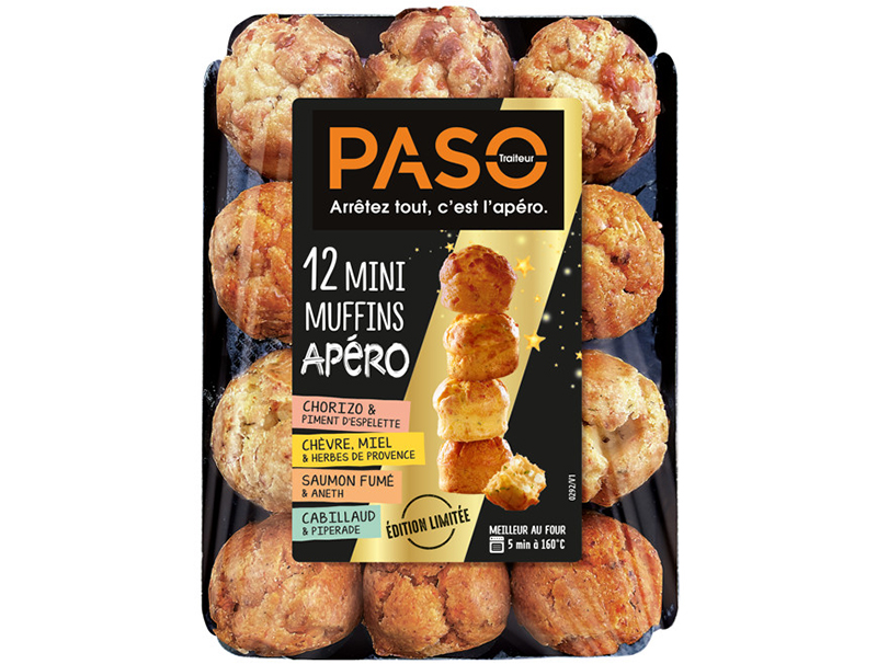 L’assortiment de 12 Mini Muffins salés