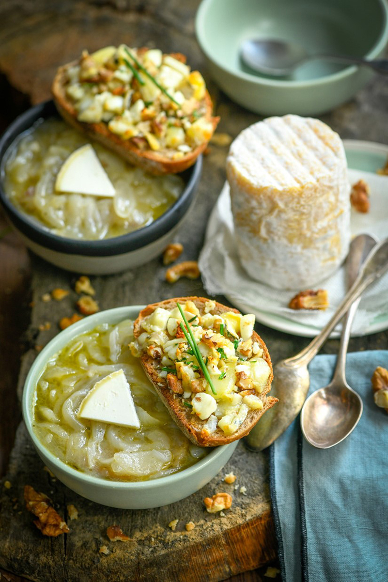 Soupe à l’oignon & croustillant de Charolais AOP