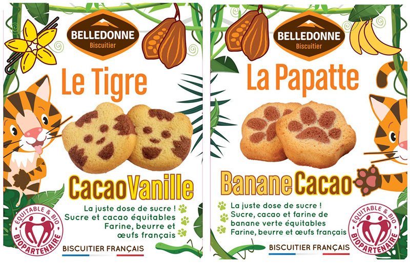 Le Tigre et La Papatte Biscuits Bio Belledonne 
