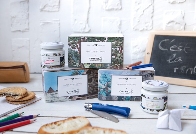 Coffrets Opinel X Confiture Parisienne X maison Images d’Épinal