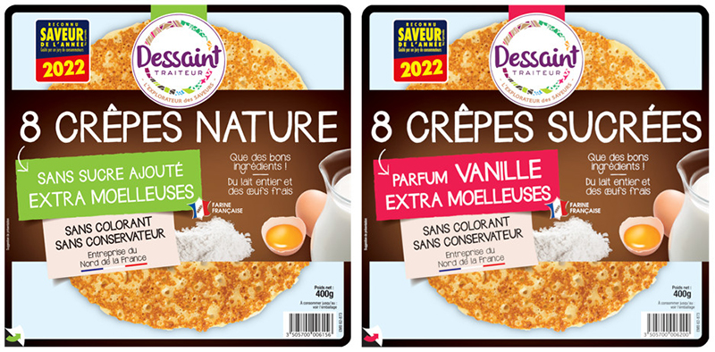 Dessaint Traiteur - Crêpes Nature et Sucrées 