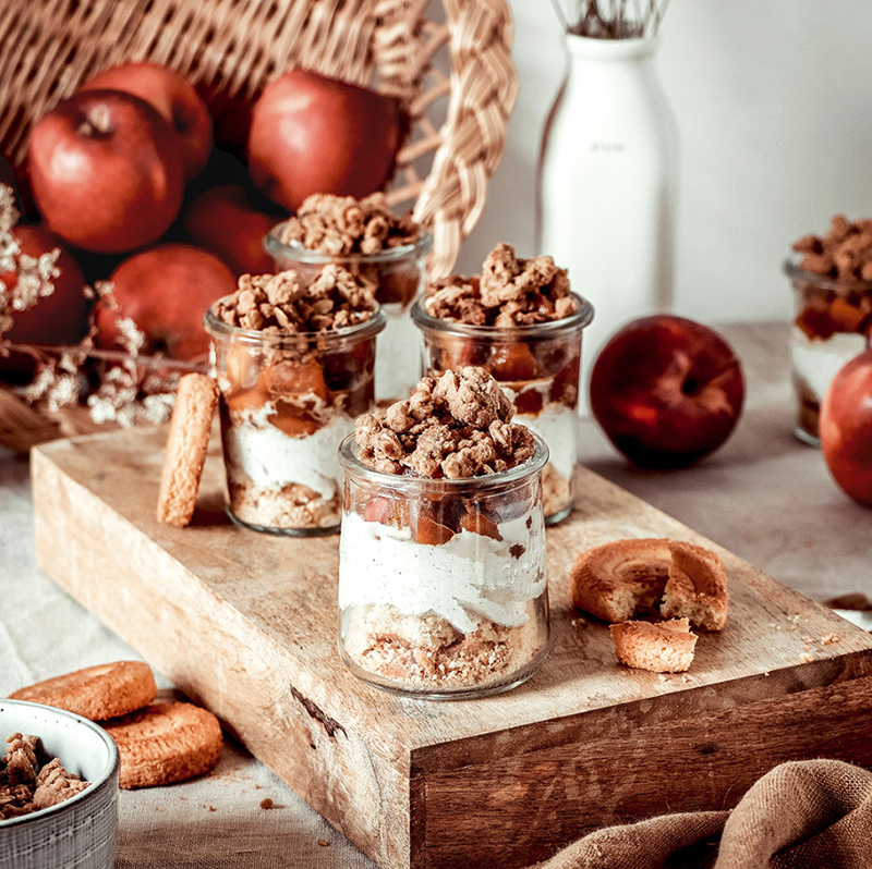 Crumble pommes et potimarron revisité