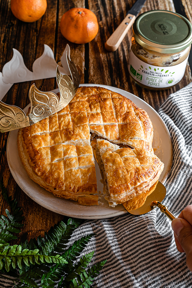 Galette des rois pommes poires amandes