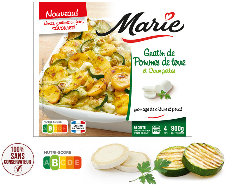 Gratin de Pommes de terre et Courgettes