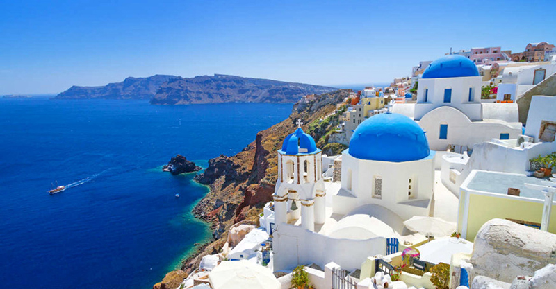 Vue sur la mer mer Grèce