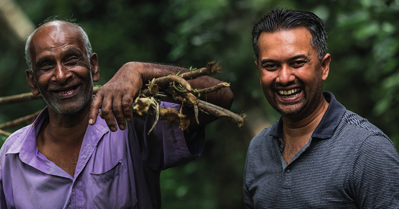 Ariyasena, agriculteur English Tea Shop