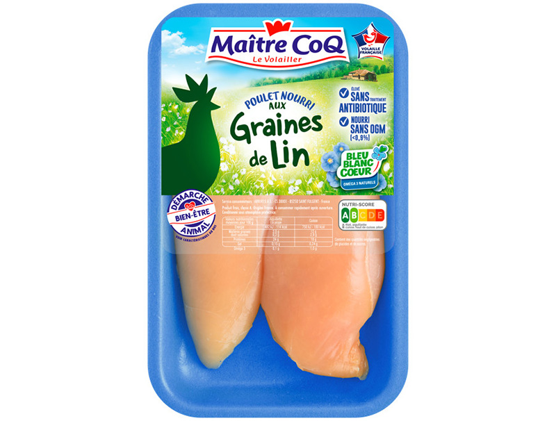 Maître CoQ Filets de Poulet Graines de Lin 