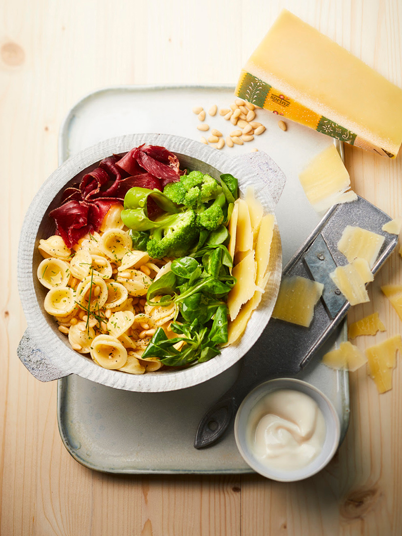 One Pot Pasta Orechiette, brocolis Sbrinz AOP