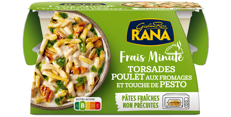 Torsades Poulet aux Fromages et touche de Pesto