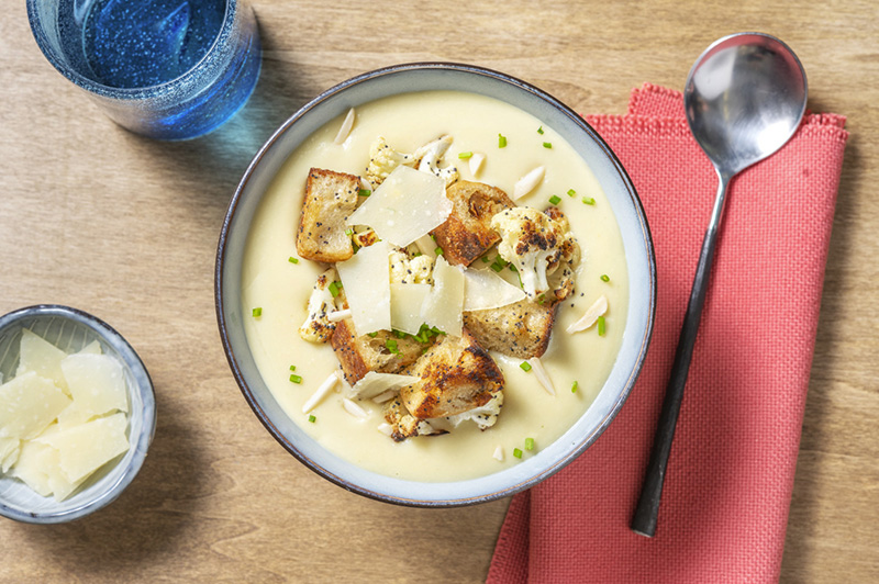 Velouté de chou-fleur parmesan AOP