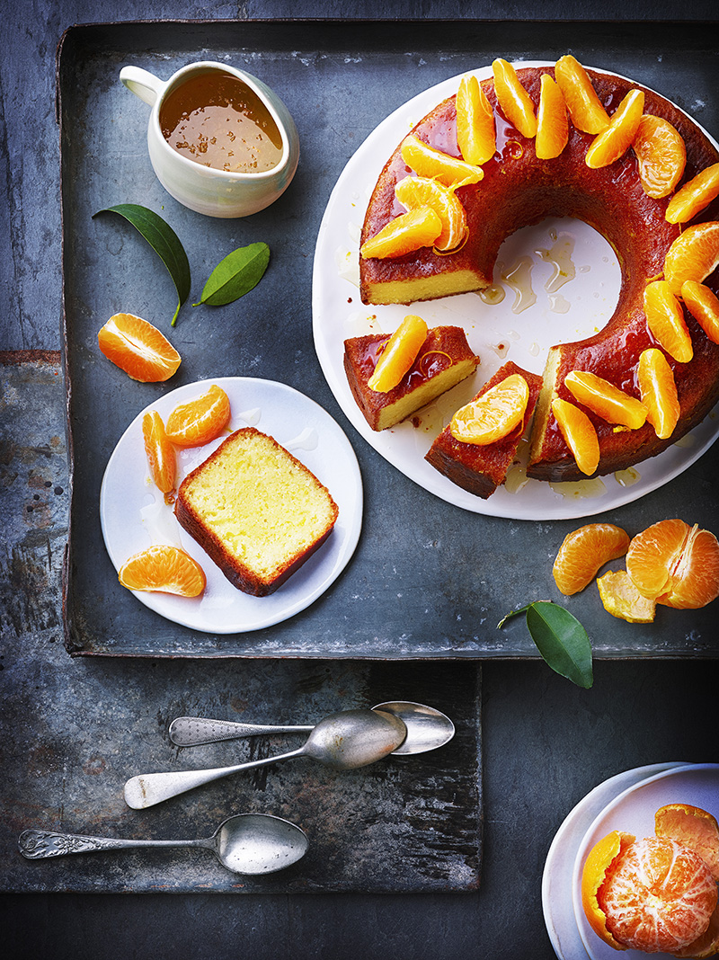 Gâteau moelleux clémentine