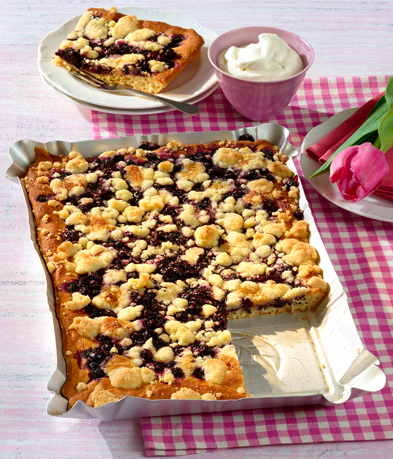 Gâteau aux myrtilles sauvages du Canada