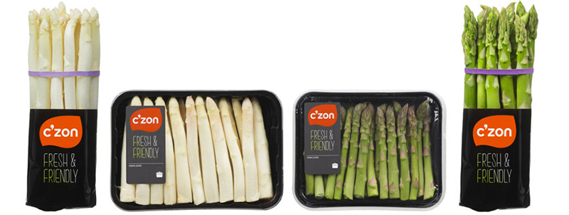 Asperges blanches et vertes C’ZON 