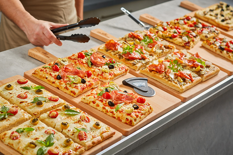 Découpe Focaccia