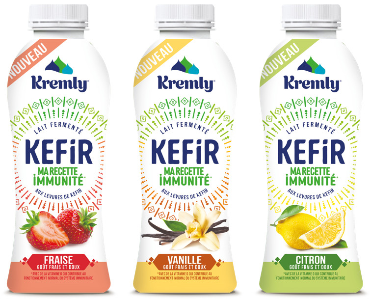 Fraise, Vanille, Citron, Kéfir Kremly