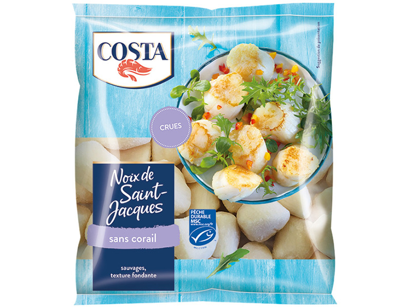 COSTA Noix de Saint-Jacques sans corail 