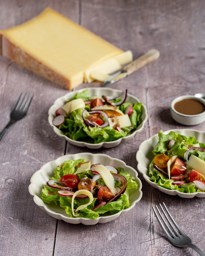 Salade Printemps lamelles de Beaufort