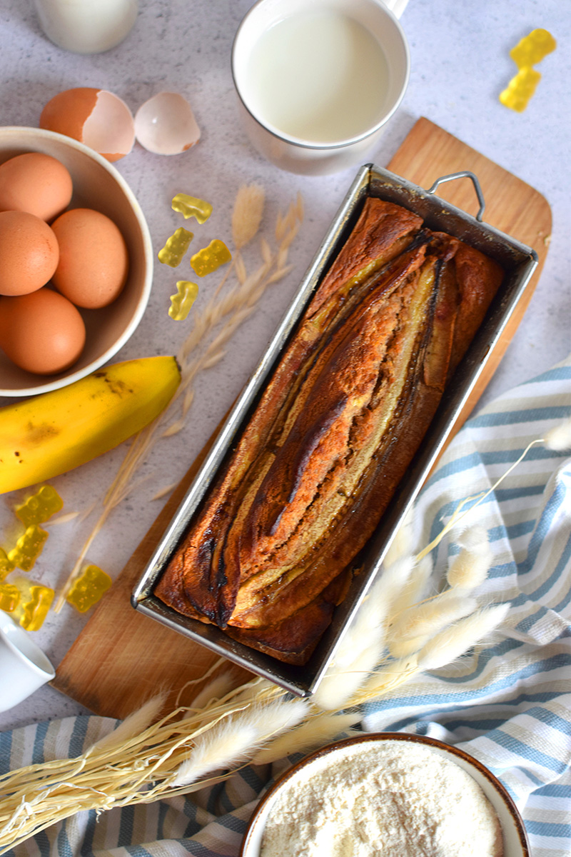 Banana Bread Vegan HARIBO Goldbears jus goût banane