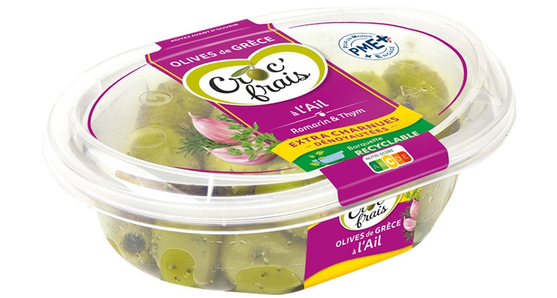 Olives de Grèce extra-charnues à l’Ail