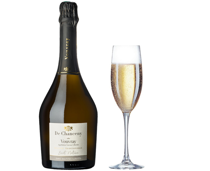 De Chanceny Vouvray Brut Nature sans sulfites ajoutés