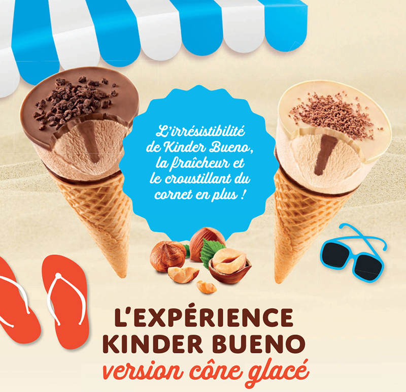 Kinder Bueno version cône glacé