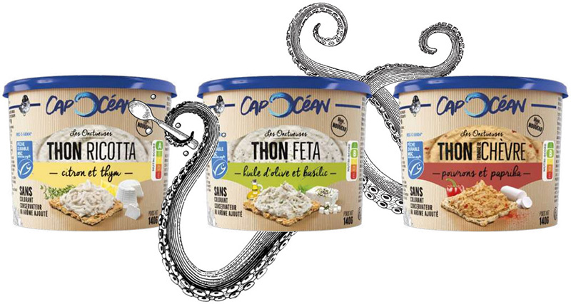 Thon, feta, ricotta, chèvre CAP OCÉAN