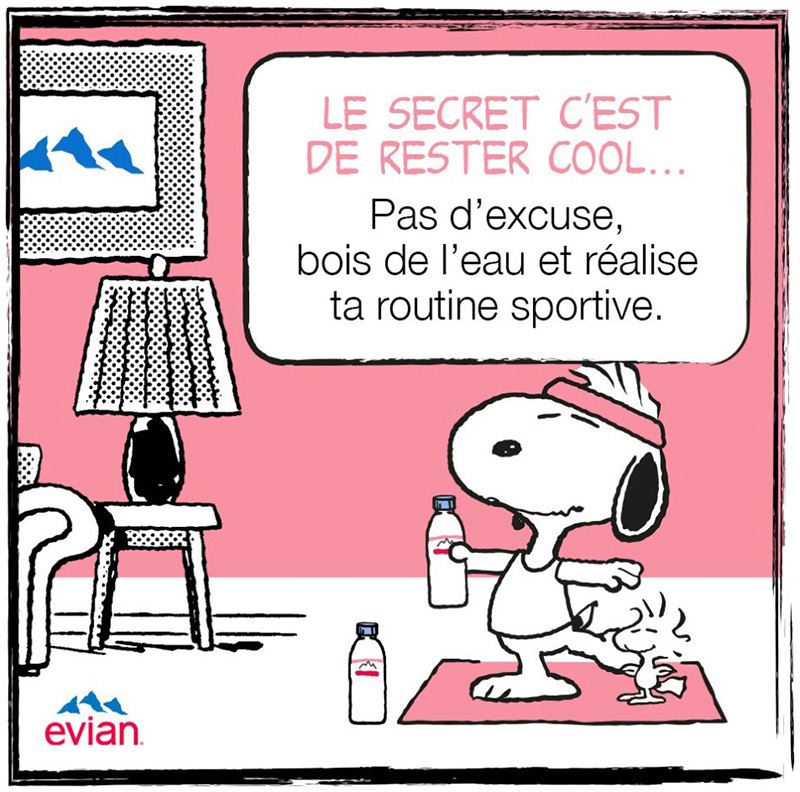 evian x Snoopy