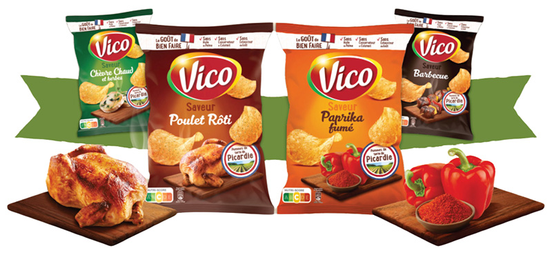 Gamme chips aromatisées
