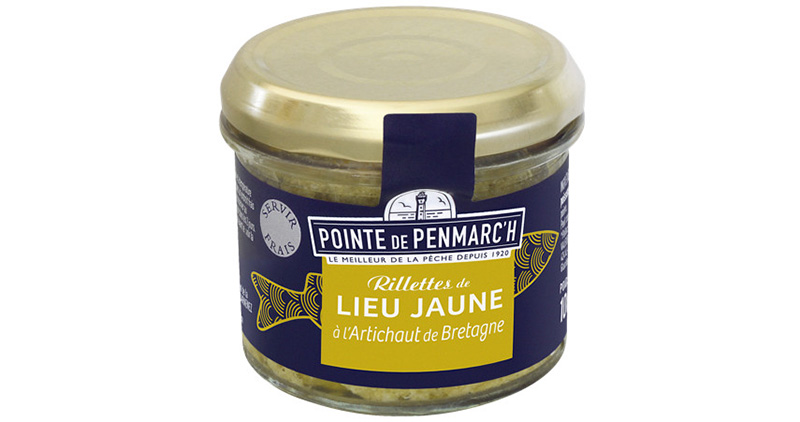 Rillettes de lieu jaune