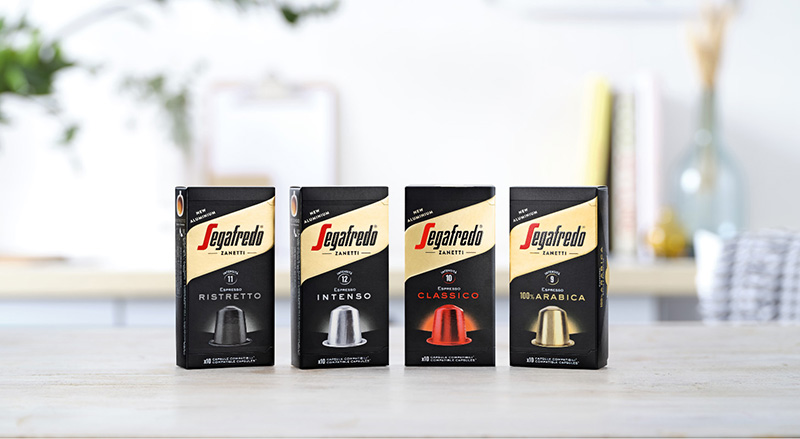 Gamme capsules Segafredo Zanetti