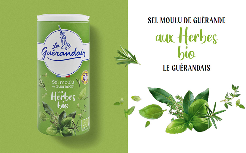Sel moulu aux Herbes bio Le Guérandais