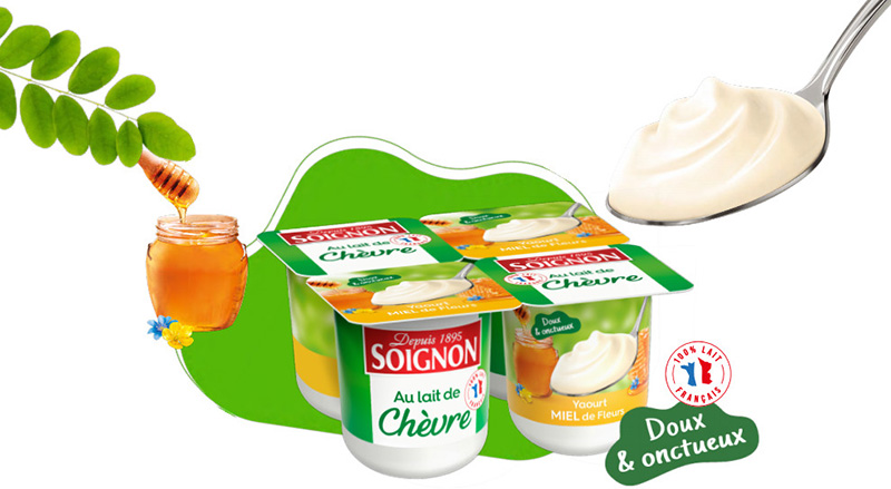 Yaourt au chèvre et miel de fleurs