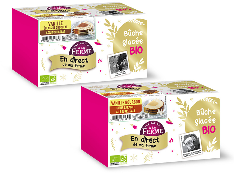 Bûches Crèmes Glacées