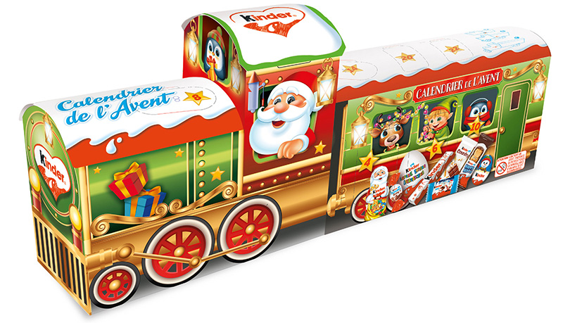 Calendrier de l'avent train
